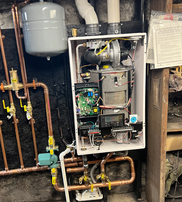 inside circuits of a water heater